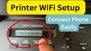 Brother Printer Wifi Setup  How to connect Printer to phone or laptop [upl. by Eugeniusz]