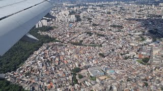 Sao Paulo Congonhas Airport Landing [upl. by Ayotol917]