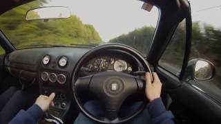 Mazda NB MX5 Turbo Exhaust POV [upl. by Seto635]