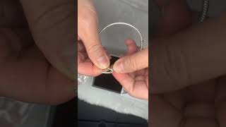 How to open close Pandora Moment Heart Closure Snake Chain Bracelet [upl. by Rysler717]