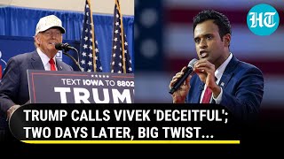 Trump To Have IndianAmerican Ramaswamy As Running Mate Twist After Iowa Caucus  2024 US Elections [upl. by Ellehc]