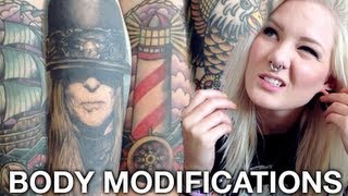 My Tattoos amp Body Modifications  Katrin Berndt [upl. by Edyak]