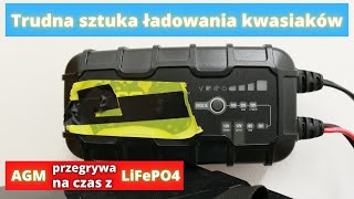 Akumulatory KwasowoOłowiowe ładują się znacznie dłużej LiFePO4 S4E50 [upl. by Bowyer]