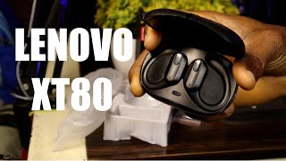 Lenovo XT80 Sports Headset Earbuds  A Review amp Testing [upl. by Yadnil]