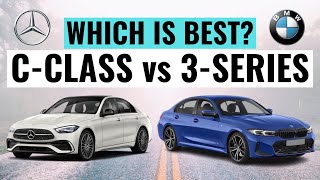 2023 Mercedes CClass VS BMW 3Series  Which Sport Sedan Should You Buy [upl. by Onofredo]