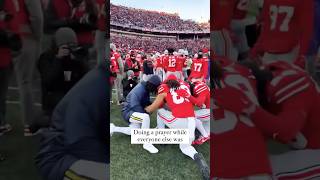 Ohio State and Michigan did a prayer after their game shorts ohiostate michigan [upl. by Lednyc]