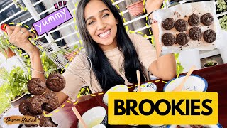 HOW TO bake BROOKIES Brownies  Cookies  ALL ABOUT CHOCOLATES  Yasmin Nadiah [upl. by Vine863]