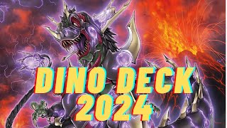 RAMPAGE Master Duel Dino Deck April 2024 [upl. by Naillimxam]