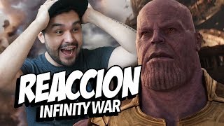 INFINITY WAR Trailer Oficial  REACCIÃ“N  Mylo Brizuela [upl. by Kerr]