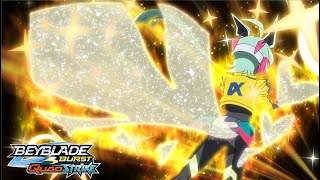 BEYBLADE BURST QUADSTRIKE Episode 1 Part 2 Thunder and Lightning Elemental Power [upl. by Goddord]