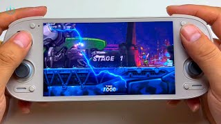 Retroid Pocket 5 Handheld Android Play Game 60FPS [upl. by Eltsyrhc]