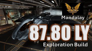 Mandalay Exploration Build  8780 Ly Jump Range  Elite Dangerous [upl. by Meadows]