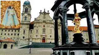 Walking in Switzerland Vlog 3 Einsiedeln Where Black Madonna Is and Gruene Aff Willerzell [upl. by Geraldine]