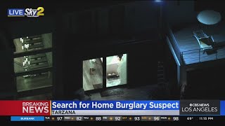 Police searching for two attempted burglary suspects in Tarzana [upl. by Devi]