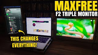 The Best So Far  MaxFree F2 Triple Portable Monitor Review [upl. by Ekim]