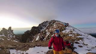 360VR 8K  Nevado de toluca amp Iztaccihuatl Mountain Ascent Summit View [upl. by Mintun]