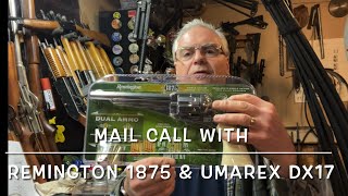 Mail call with the Crosman Remington 1875 Umarex DX17 and a mystery package [upl. by Atinra]