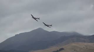 A pair of Spitfires at Omaka 2023 [upl. by Bethesda]