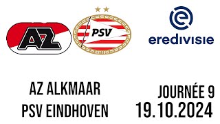 AZ Alkmaar  PSV Eindhoven Eredivisie [upl. by Batha761]