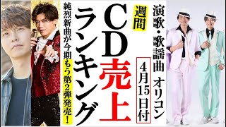 純烈が今年もう第二弾シングル発売のオリコンランキング！新浜レオンや松尾雄史、山内惠介に市川由紀乃など [upl. by Aicemed115]