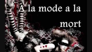 ANGELSPIT  A la Mode A la Mort LYRICS [upl. by Nedah413]