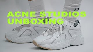 acne studios sneakers unboxing  on feet [upl. by Varuag]