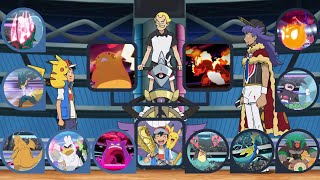 Ash vs Leon Full 6v6 Battle  Pokemon Journeys Ep 129130131132  Pokemon Sword and shield [upl. by Akimehs]