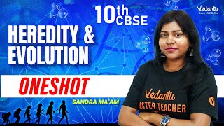 Heredity amp Evolution  One Shot  CBSE Class 10 Biology  Sandra Maam [upl. by Biddick118]