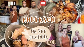 JOELHO DE PORCO ASSADO COM MOLHO DE CERVEJA PRETA  ANDERSON NA SUA COZINHA  EP 01 😊❤️ [upl. by Elsilrac]