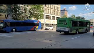 Various buses of Greater Dayton Regional Transit Authority [upl. by Akienom320]