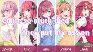 Nightcore  Quintuplets On My Line [upl. by Manella]