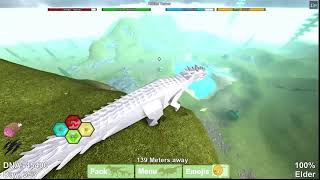 Roblox Dinosaur SimulatorAlbino Terror GameplaySAVE THE SAURO [upl. by Nilat]