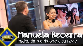 María Becerra cuenta cómo le pidió matrimonio a su novio  El Hormiguero [upl. by Ahsital]