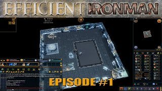 Efficient Ironman Series Episode 1  Starting FRESH Runescape 3 [upl. by Rep766]