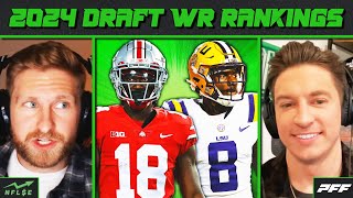 2024 NFL Draft WR Rankings  NFL Stock Exchange [upl. by Amelie]