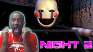 ALMOST HAD A HEART ATTACK  Five Nights at Freddys 2  Night 2 Gameplay [upl. by Obed]