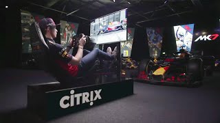 Citrix Virtual Lap Max Verstappen at the Monaco Grand Prix [upl. by Kingsbury]