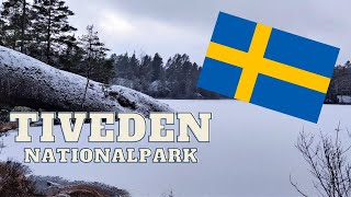 Winterhike in Tivedens Nationalpark 2024 sweden hikingadventures [upl. by Aicertal830]