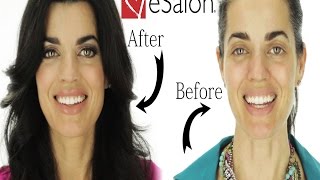 ESalon Review  How To Cover Gray Hair  Hair Tutorial [upl. by Michele]