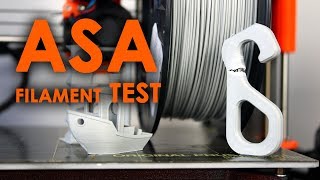 UV resistent alternative to ABS  Plastika Trček ASA filament REVIEW [upl. by Enneire]