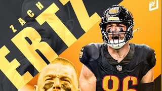 Washington Commanders SIGN TE Zach Ertz to 1 Year Deal  Reunited with KLIFF KINGSBURY [upl. by Etnuahs]