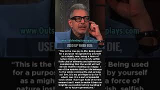 Jeff Goldblum stays Inspired by this Quote [upl. by Einhapets392]