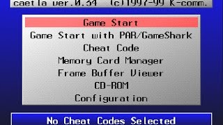 PS1 FLASH CD GAMESHARK ACTION REPLAY UPDATE REPAIR RECOVERY [upl. by Birgitta]