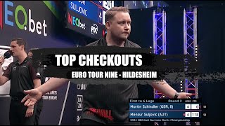 TOP CHECKOUTS 2024 German Darts Championship [upl. by Tomkiel]