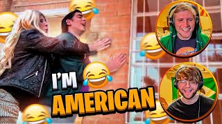 Os BRASILEIROS nos ZOARAM Americanos React [upl. by Julide451]