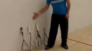 Which squash rackets offer the most power Racket review by PDHSportscom [upl. by Reiniar]