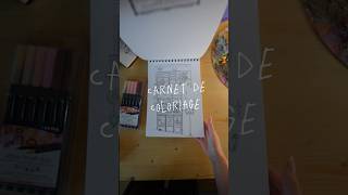 Nouvelle aquarelle dans mon carnet 🗒️ 🎨 art coloring coloriage aquarelle [upl. by Handy]