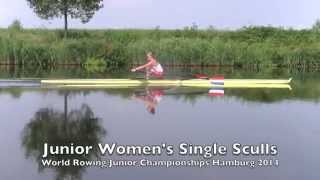 Marieke Keijser JW 1x World Rowing Junior Championships [upl. by Essa]