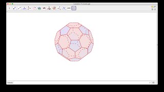 El Icosaedro Truncado con GeoGebra [upl. by Reddin]