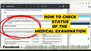 How to Check the Medical Examination Status [upl. by Saxe]